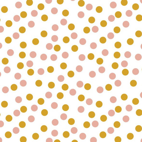 pink mustard confetti