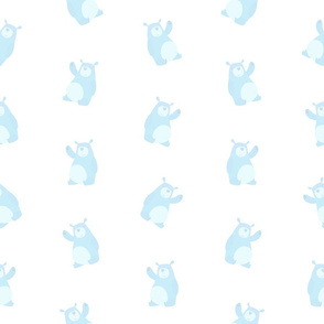 Baby Bears in Pastel Blue