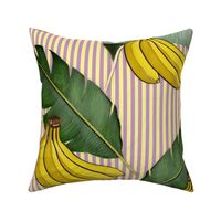 Bananapattern Stripes Purple Large