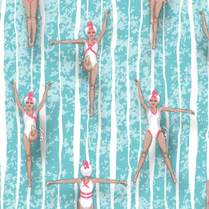 Little Swimmers Pretty in Pink Large | Aqua