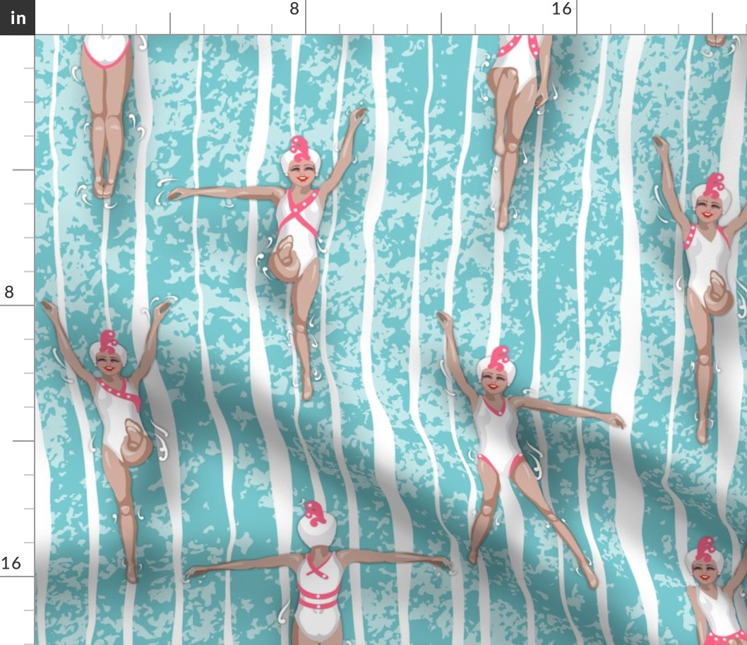 Little Swimmers Pretty in Pink Large | Aqua
