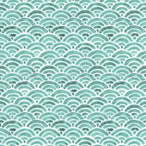 Seigaiha Waves Teal