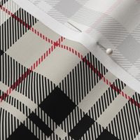 fall plaid || beige with  red stripe C20BS