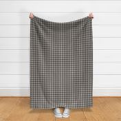 (extra small scale) fall plaid || beige with  red stripe C20BS