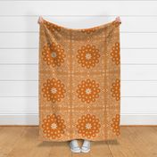 Paisley Bandana Scarf Dusty Orange