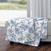 Hibiscus Toile.Blue