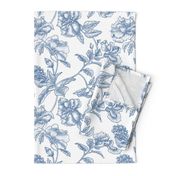 Hibiscus Toile.Blue