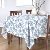 Hibiscus Toile.Blue