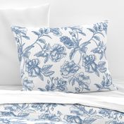 Hibiscus Toile.Blue