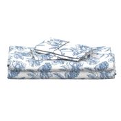 Hibiscus Toile.Blue