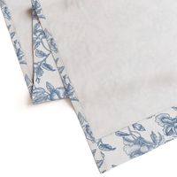 Hibiscus Toile.Blue