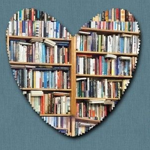 Books books books in heart