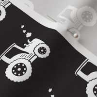 Tractors Monochrome