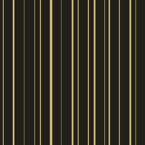 black and gold stripes