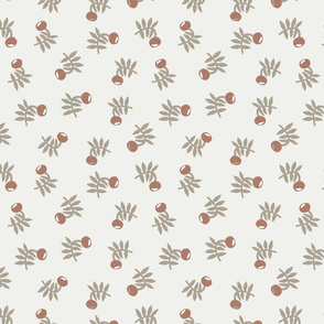 flower fabric - earth tones 2020 fabric - sfx1227 taupe cafe