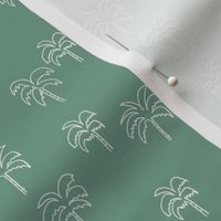 palm tree fabric - summer 2020, muted colors - sfx5815 rainforest