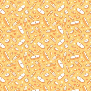  Orange Pills 1/2 Size