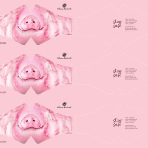 S Pig Face Mask - preeschoolers´s size (3-5 years) - face mask, masks, facemask