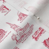 Red Toile of Chesterfield