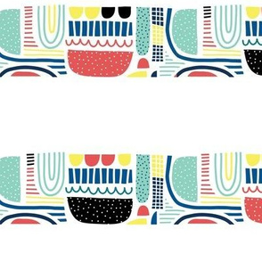 Mod Art Collage Stripes