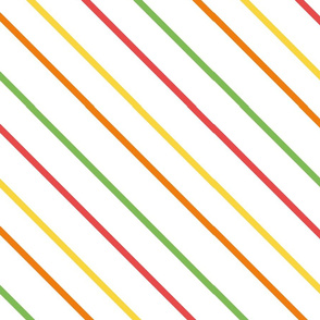 Fine diagonal lines in bright colors