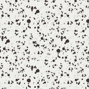 minimal paint splatter fabric - abstract nursery design - sfx1111 coffee