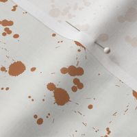 minimal paint splatter fabric - abstract nursery design - sfx1346 caramel