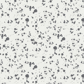 minimal paint splatter fabric - abstract nursery design - sfx4005 steel
