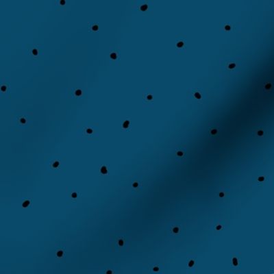 Black Spots on Dark Blue