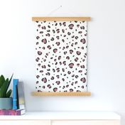 leopard print fabric - minimal trendy design - sfx1718 clover