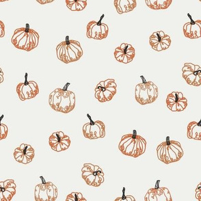 pumpkins fabric - sfx1260 pumpkin, sfx1328 sandstone