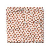 pumpkins fabric - simple minimal pumpkins - sfx1338 copper