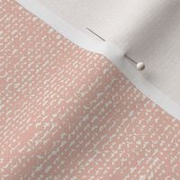 Blush Pink Woven Textured Solid