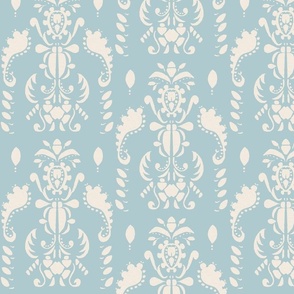 French Blue Fabric, Wallpaper and Home Decor | Spoonflower