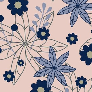 Festive floral pattern