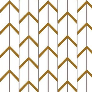 Golden Herringbone 