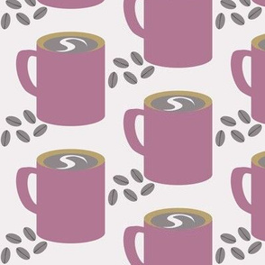 Coffee Mugs palest pink