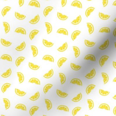 lemon slices on white :: fruity fun