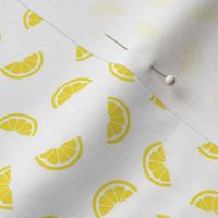 lemon slices on white :: fruity fun