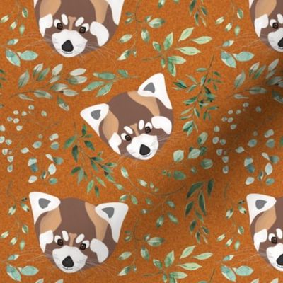 red panda finals design red fox linen