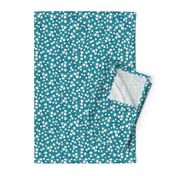 Sweet Nothings Micro Ditsy | Mint + Medium Cool Blue