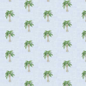 Little Palm Trees, White
