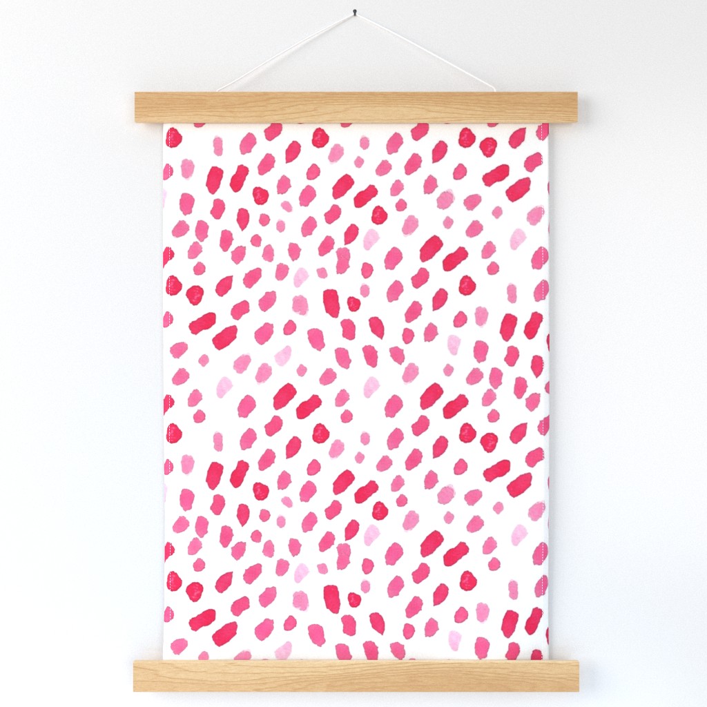 watercolor speckled red