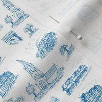 Chesterfield Toile in Blue