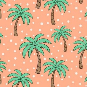 Palm trees - orange
