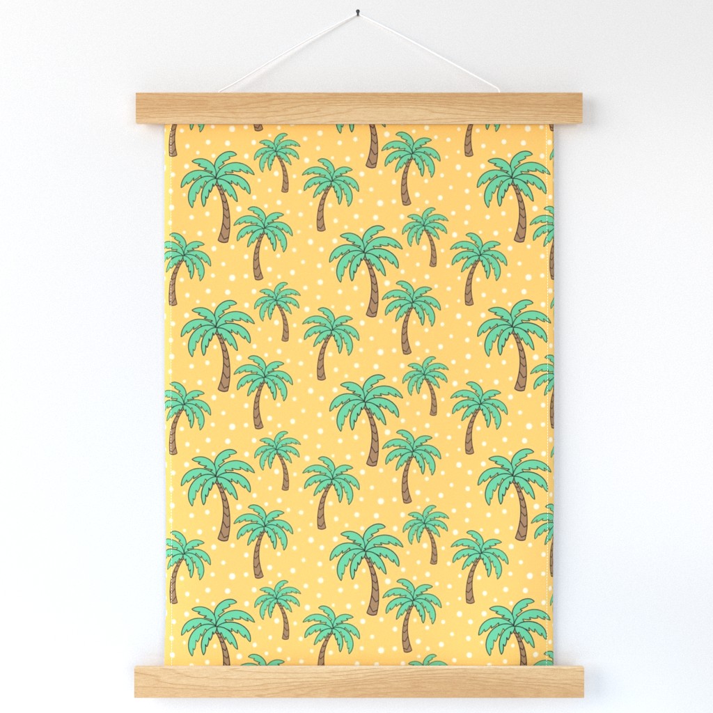 Palm trees - yellow