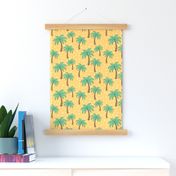 Palm trees - yellow