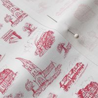 Chesterfield Toile in Red