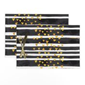 cestlaviv_Black Stripe Gold Hearts