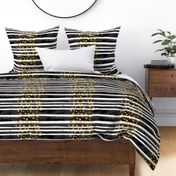 cestlaviv_Black Stripe Gold Hearts